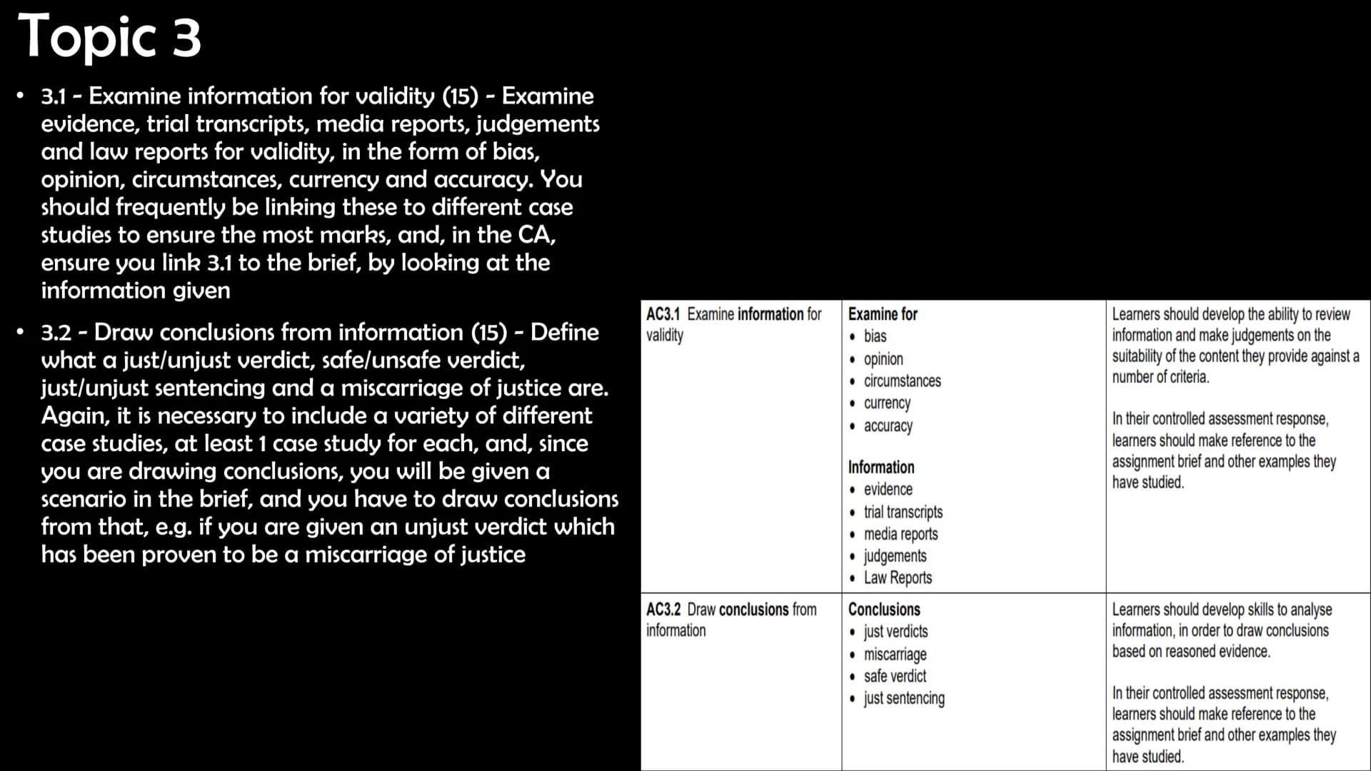 Unit 3 Coverall
WJEC Criminology Level 3 Applied Diploma
By Bailie Burnett •
Topic 1
1.1 - Evaluate effectiveness of personnel (10) - Discus