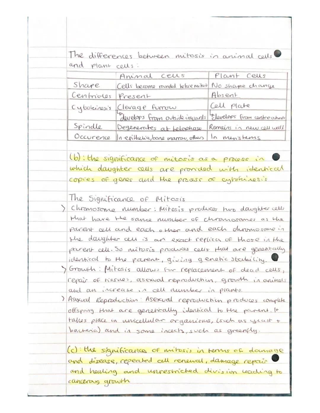 Mitosis and Meiosis Notes.
Chromosome number and structure.
> A chromosome is a long, thin structure of DNA
and protein in the nucleus.
the 