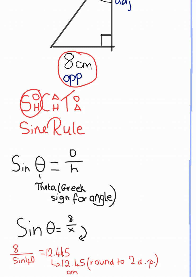 Trigonometry Introduction
Trigonometry is another
branch of maths which is all
about finding the angles and
sides of commonly a right-
angle