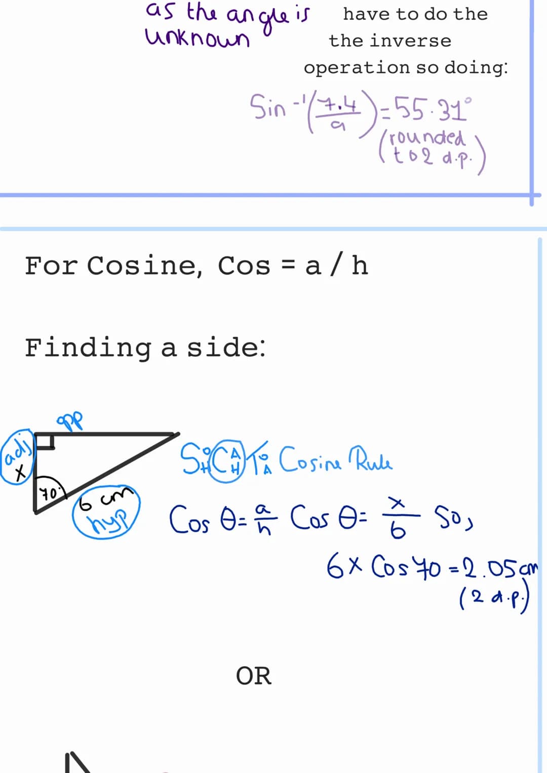 Trigonometry Introduction
Trigonometry is another
branch of maths which is all
about finding the angles and
sides of commonly a right-
angle