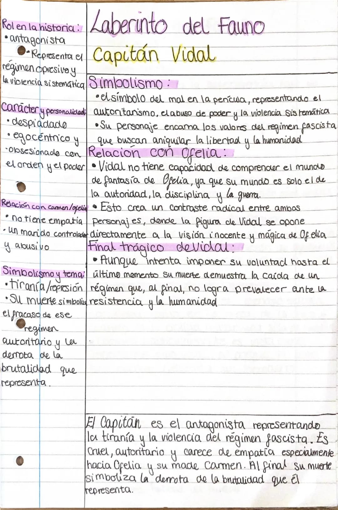 --- OCR Start ---
Key concepts
/questions Laberinto del Fauno
What is the setting?
OVERVIEW
who are the main people
Director: Guillermo del 