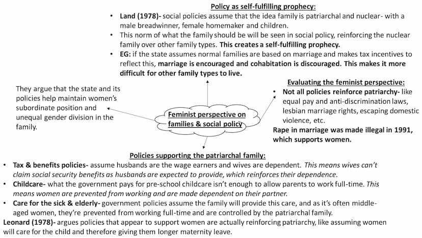 
<p>In the field of sociology, social policy plays a significant role in shaping the structure and dynamics of families. It influences the r