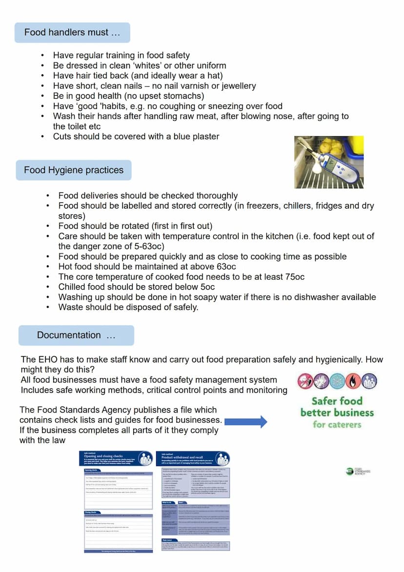 Unit 1
The Hospitality and Catering industry
WJEC LEVEL 1/2 AWARD in
HOSPITALITY AND
CATERING A
LO4
Know how food can cause ill health
Exam 