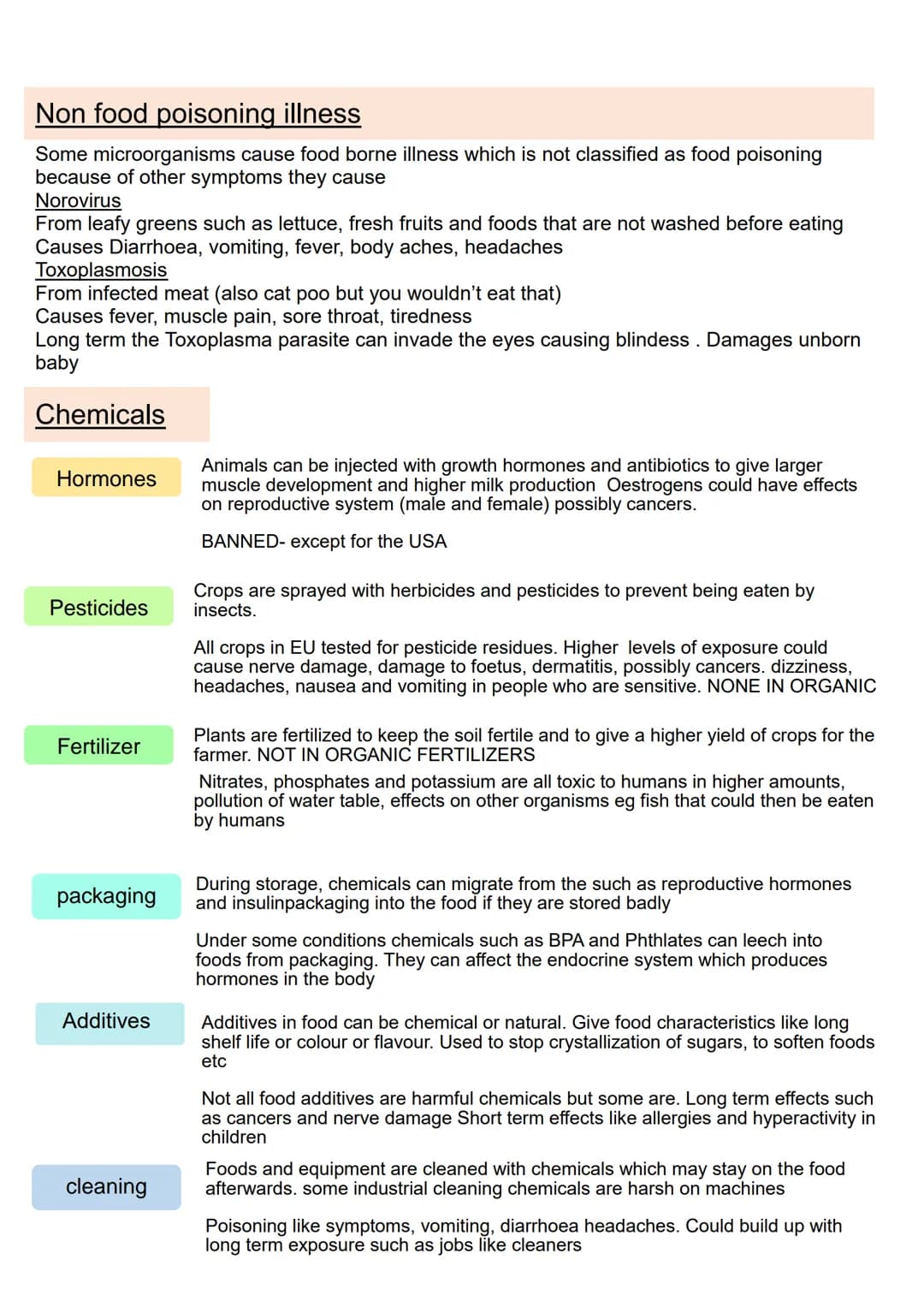 Unit 1
The Hospitality and Catering industry
WJEC LEVEL 1/2 AWARD in
HOSPITALITY AND
CATERING A
LO4
Know how food can cause ill health
Exam 