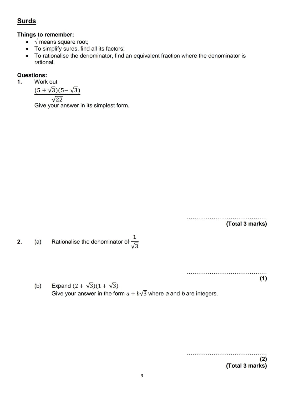 
<h2 id="examdates">Exam Dates:</h2>
<p>Pizzi</p>
<p>ΜΑΤΗ S Name: </p>
<h3 id="contents">Contents</h3>
<p>Number:</p>
<ol>
<li>Surds</li>
<l