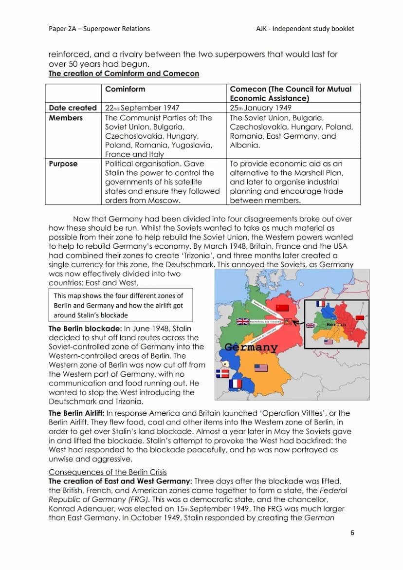 Paper 2A - Superpower Relations
Soviet Union
Stalin
United States Roosevelt
1940
ADMITTANCE
EUROP
1945
NARTY ORDER
Year 11 GCSE History
Pape