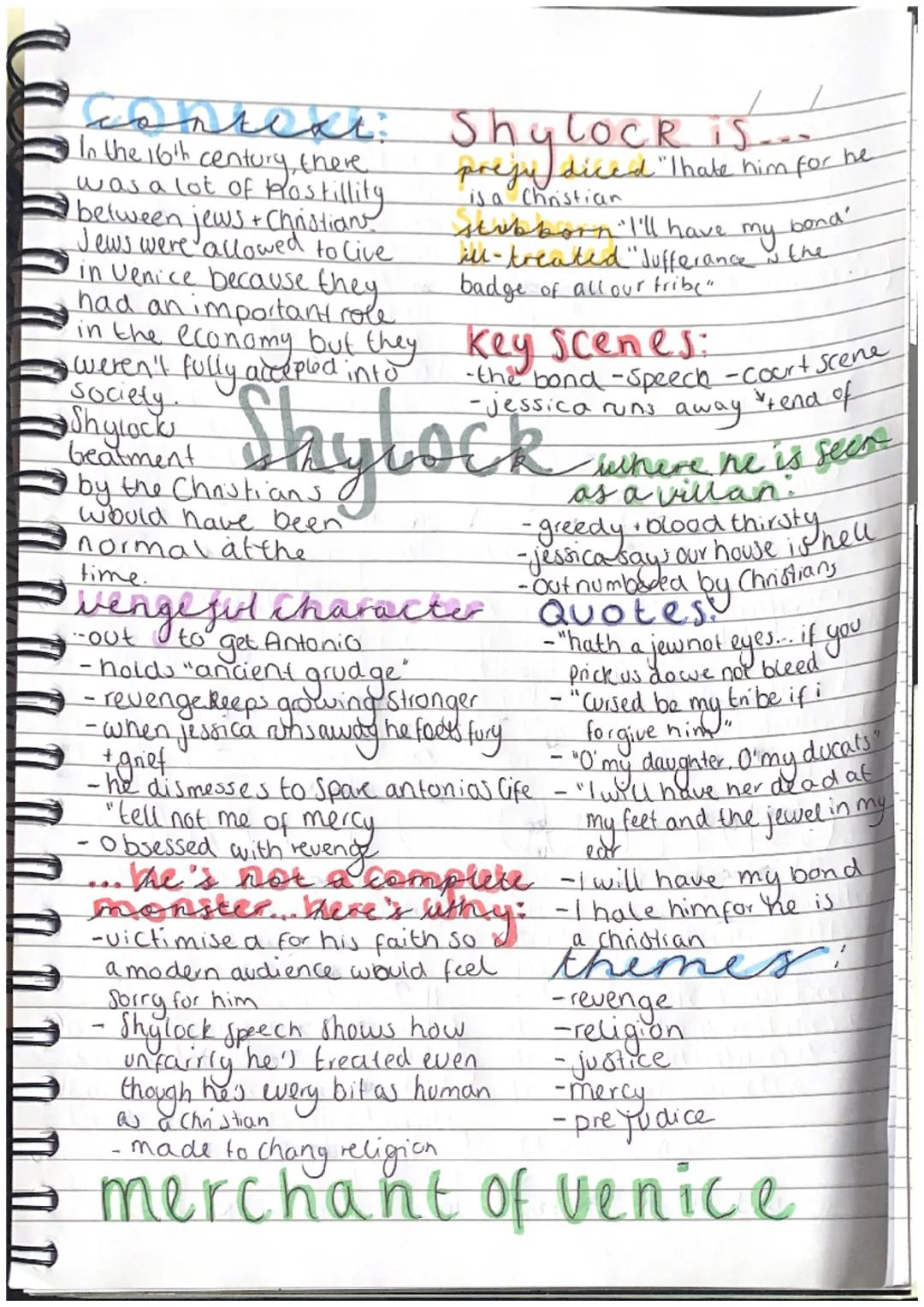 wanreki Shylock

I In the 16th century, there.
was a lot of plostillity
belween jews & Christian
Jews were allowed to live
in Venice because