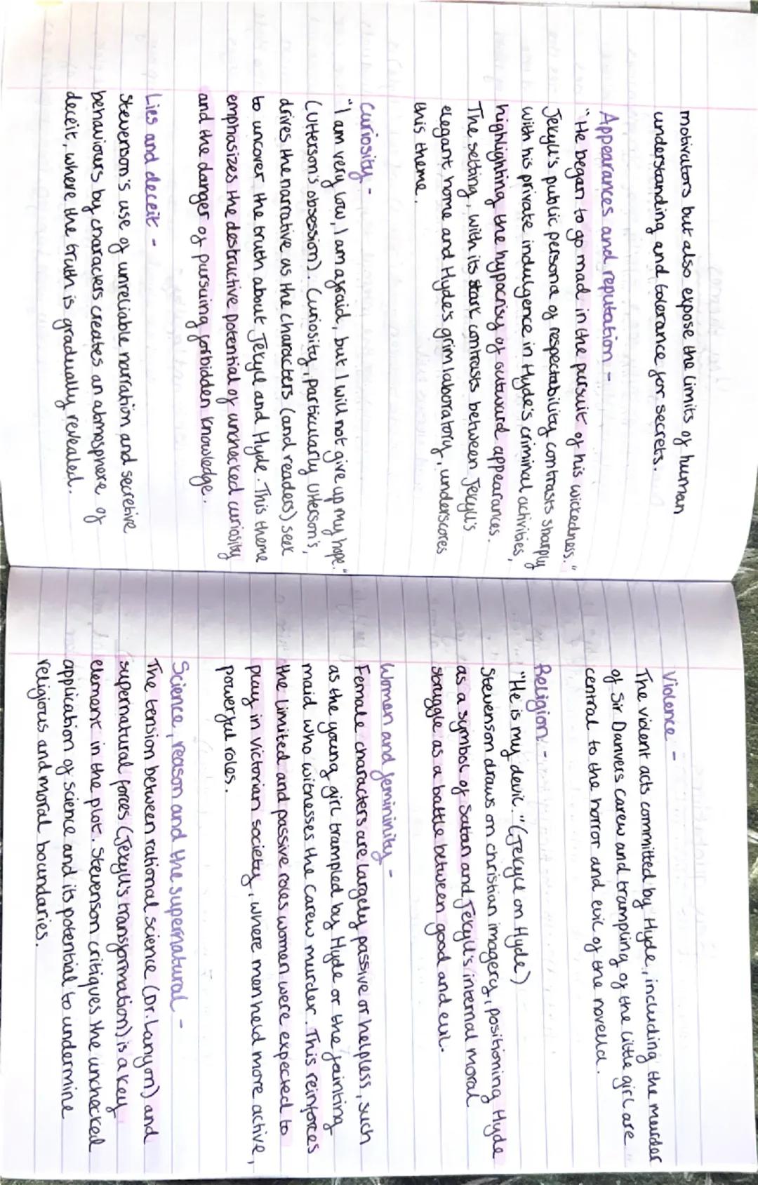 Jekyll and Hyde
Chapter summaries.
1) Story of the door:
Utterson and Enfield are on their usual Sunday walk.
Enfield recounts a story about