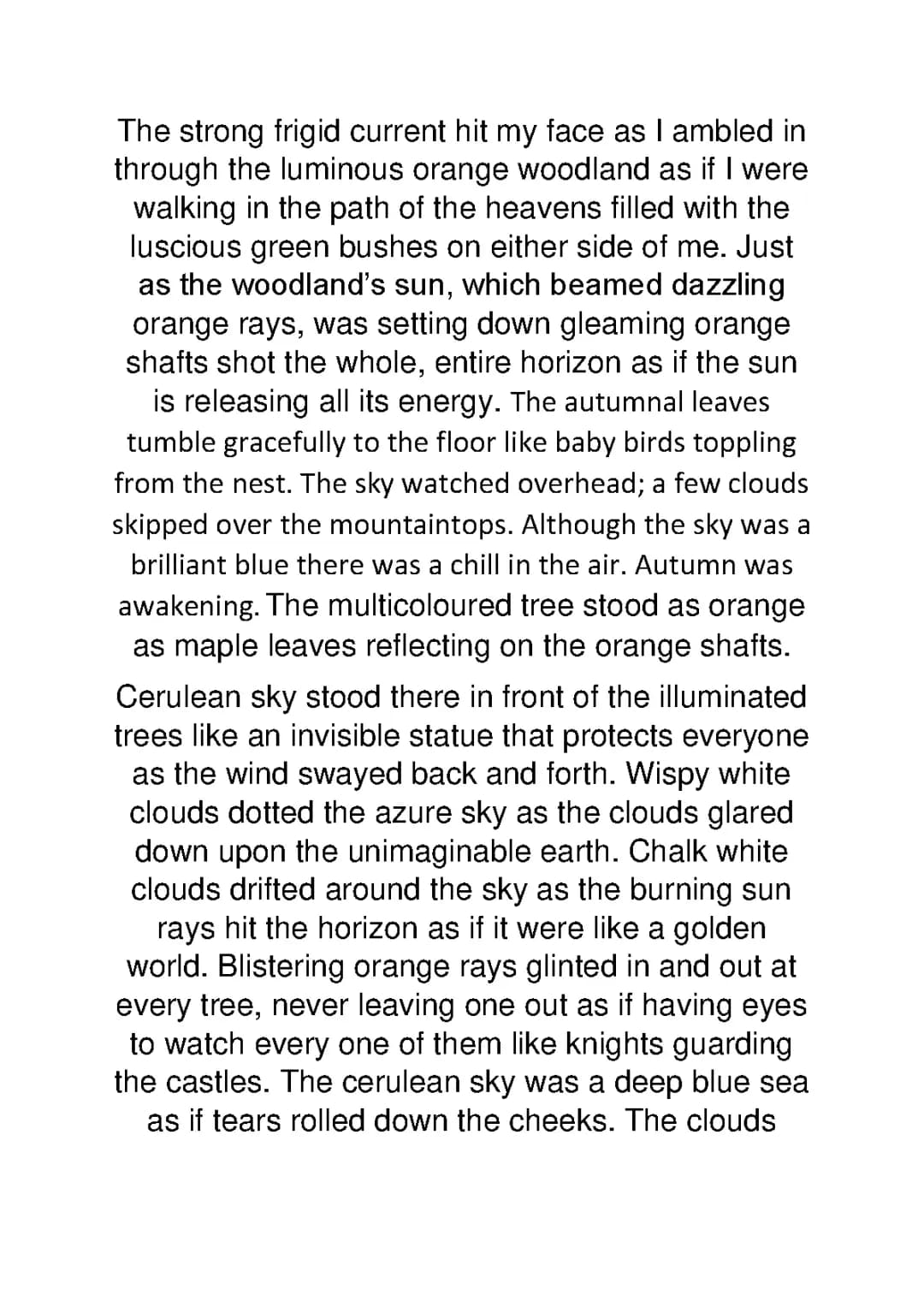 Description Writing 