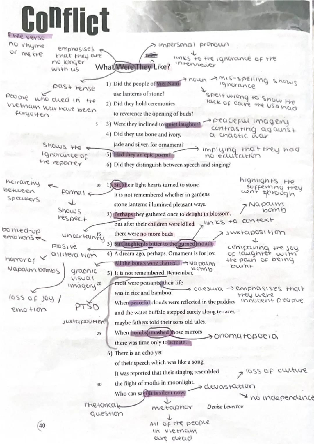 what were they like annotations 