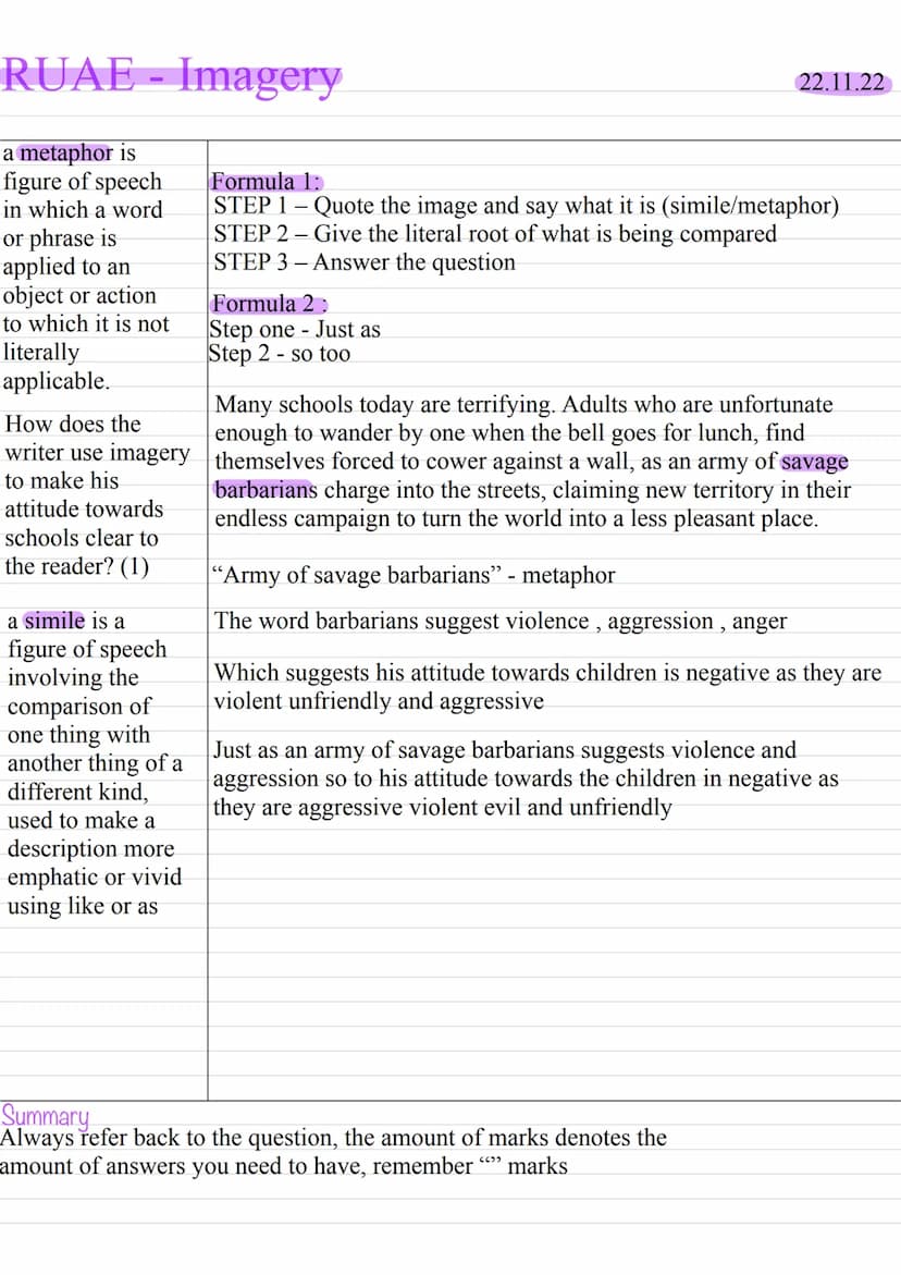 English
Sentence structure
Quote the expression that links back to the idea that the
writer has already been discussing.Clearly explain /
de