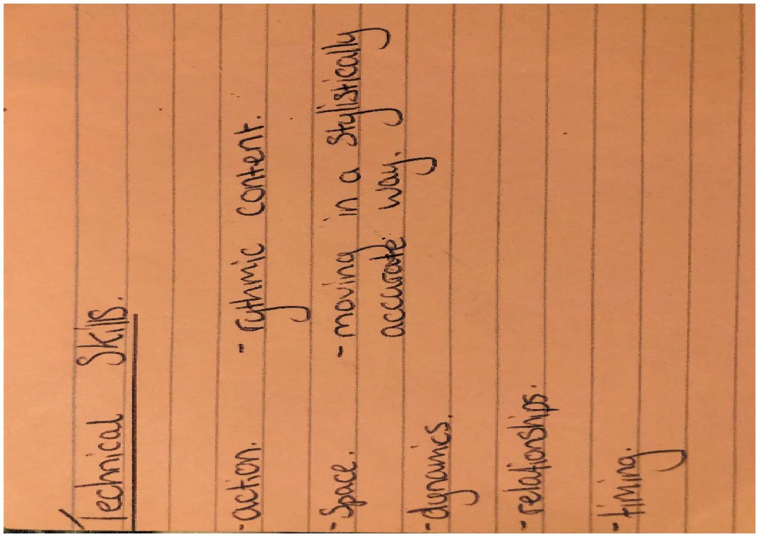 Physicac
-Posture.
-Alignment.
Balance.
Skills
Coordination.
- Controle
-flexability.
- mobilitiy
- Strengh
Stamina. Expressive Skills.
- Co