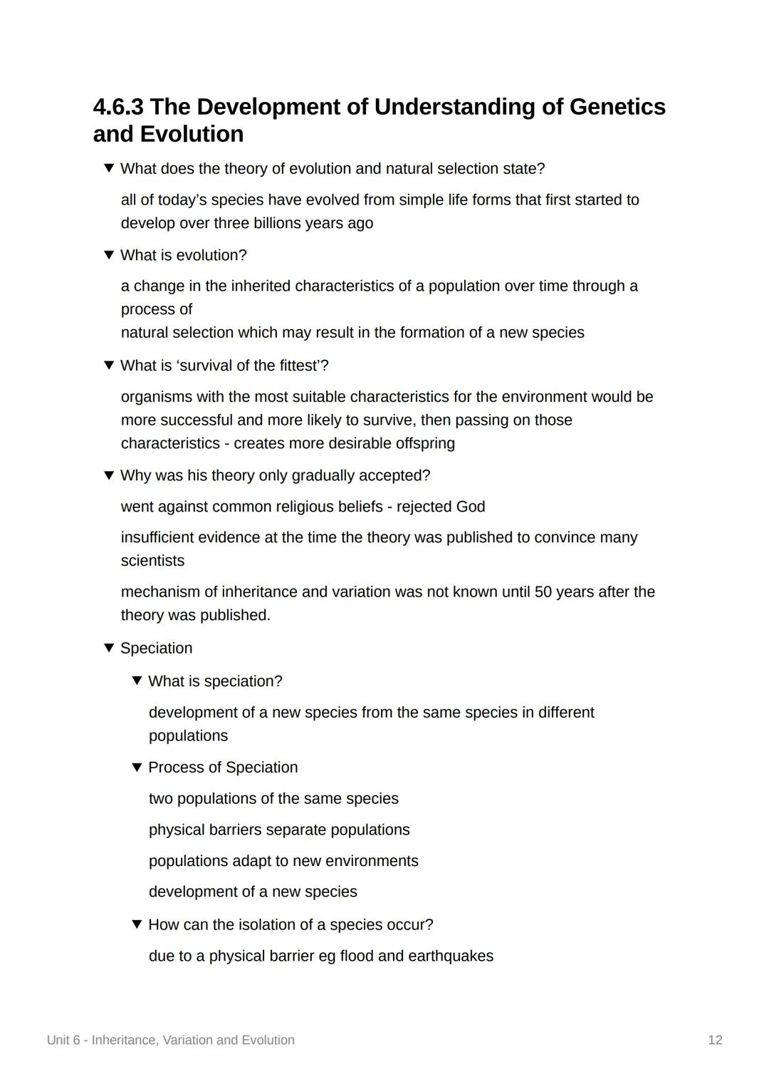 Unit 6 - Inheritance, Variation
and Evolution
4.6.1 Reproduction
▼ Sexual Reproduction
▼ What is sexual reproduction?
fusion of two male and