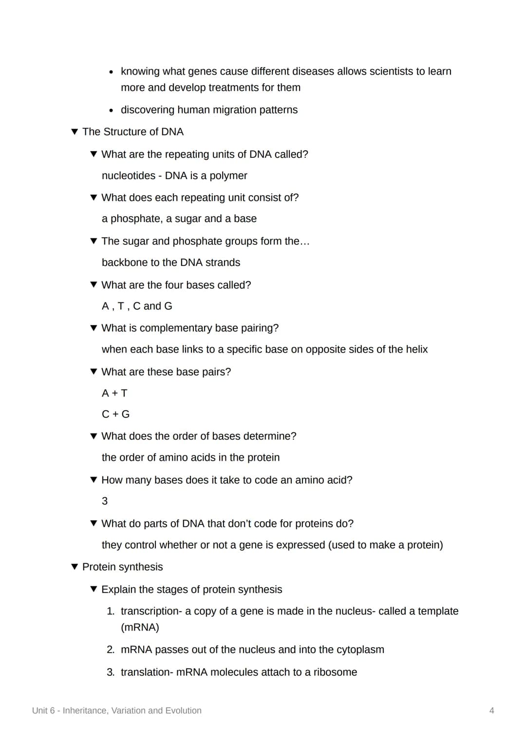 Unit 6 - Inheritance, Variation
and Evolution
4.6.1 Reproduction
▼ Sexual Reproduction
▼ What is sexual reproduction?
fusion of two male and