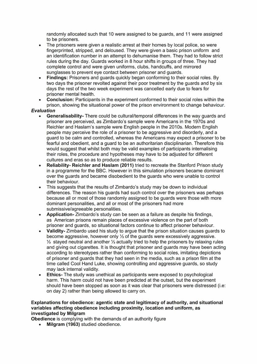 PAPER 1
Topic 1 social influence
Types of conformity: internalisation, identification and compliance
.
.
Aronson defined conformity as a cha