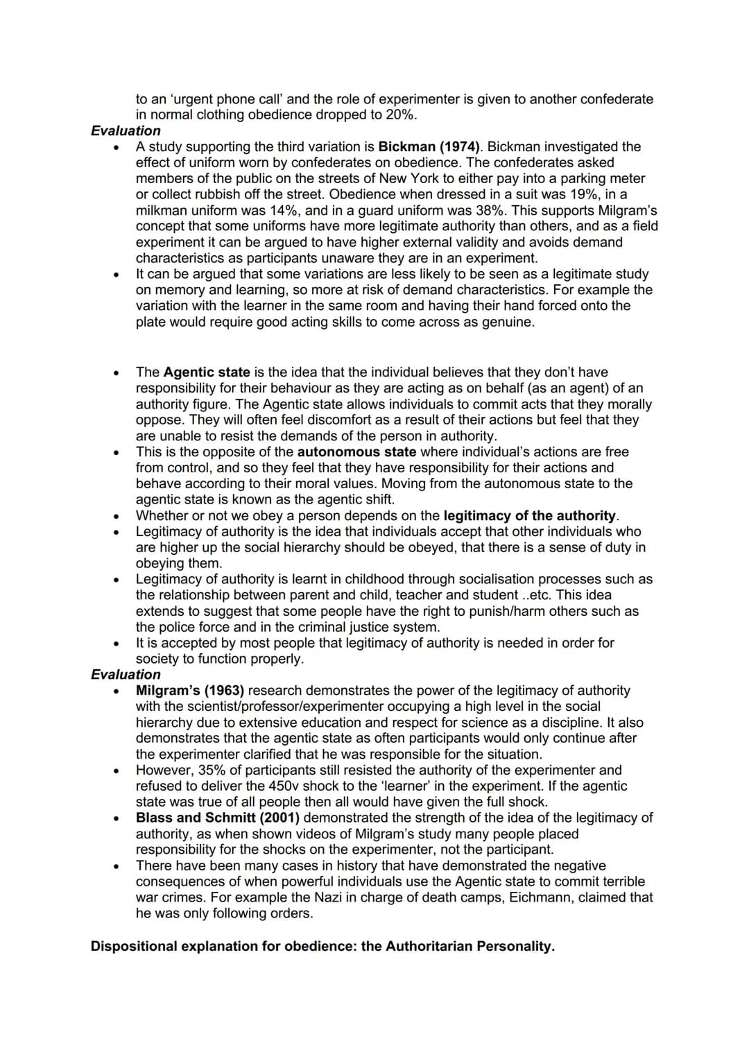 PAPER 1
Topic 1 social influence
Types of conformity: internalisation, identification and compliance
.
.
Aronson defined conformity as a cha