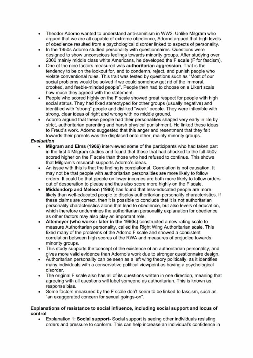 PAPER 1
Topic 1 social influence
Types of conformity: internalisation, identification and compliance
.
.
Aronson defined conformity as a cha