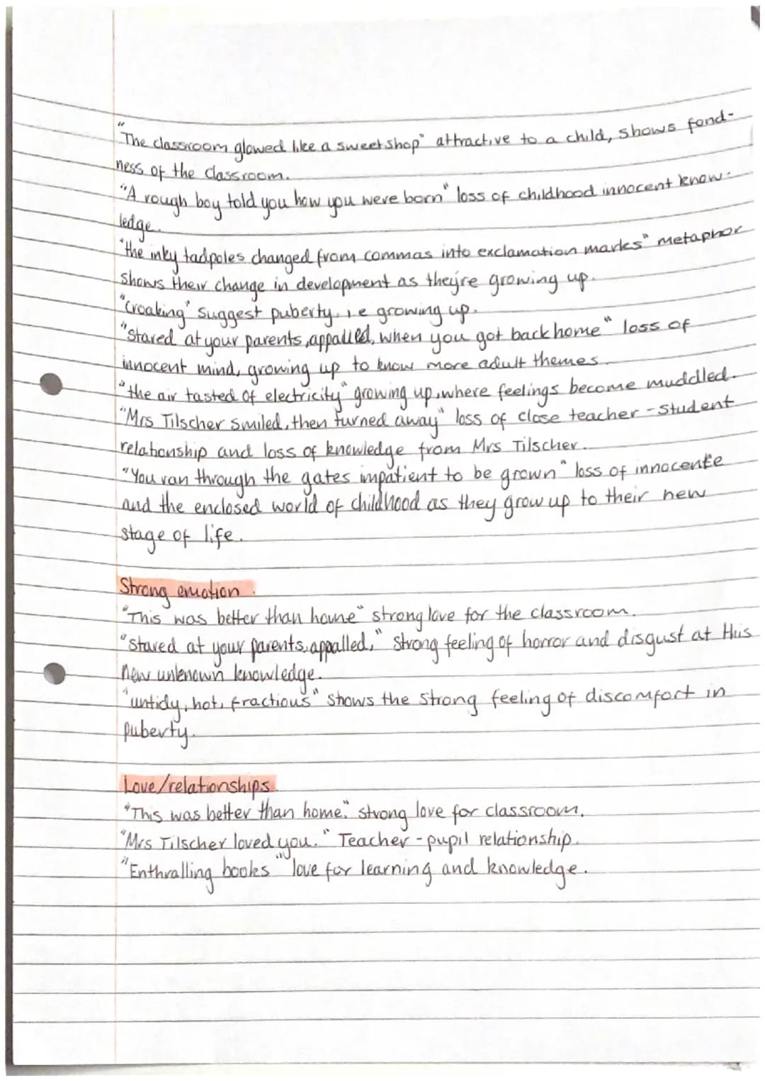 2
2
Carol Ann Duffy -Poetry themes.
In Mrs Tilscher's class
• Change: Childhood to adolescence/ Primary to secondary school linnocence of ch