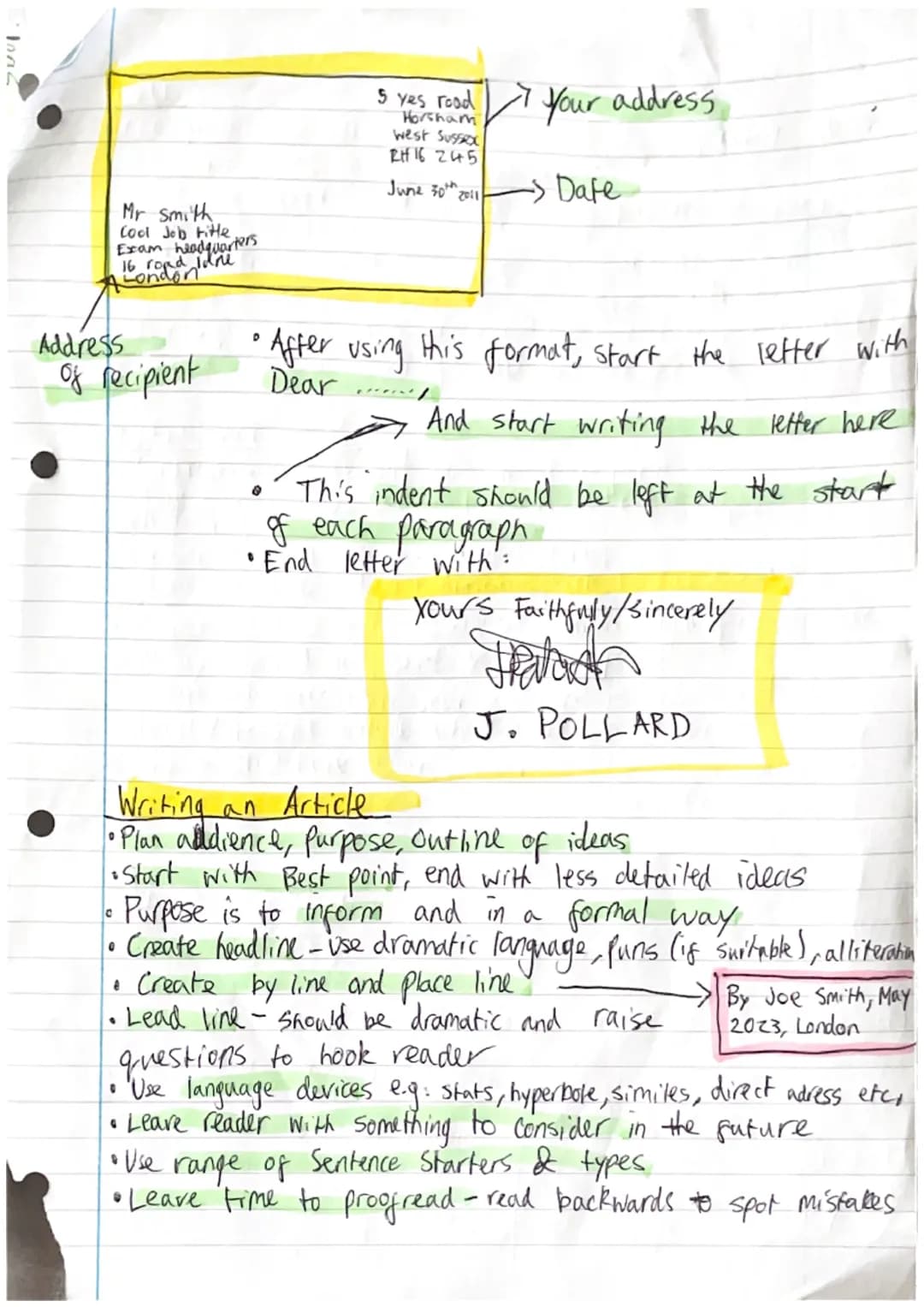 English Language Paper 2
Th
Q1
•8 Statements - 4 true, 4 false
statements are in chronological order - easy to check
• Some statements requi