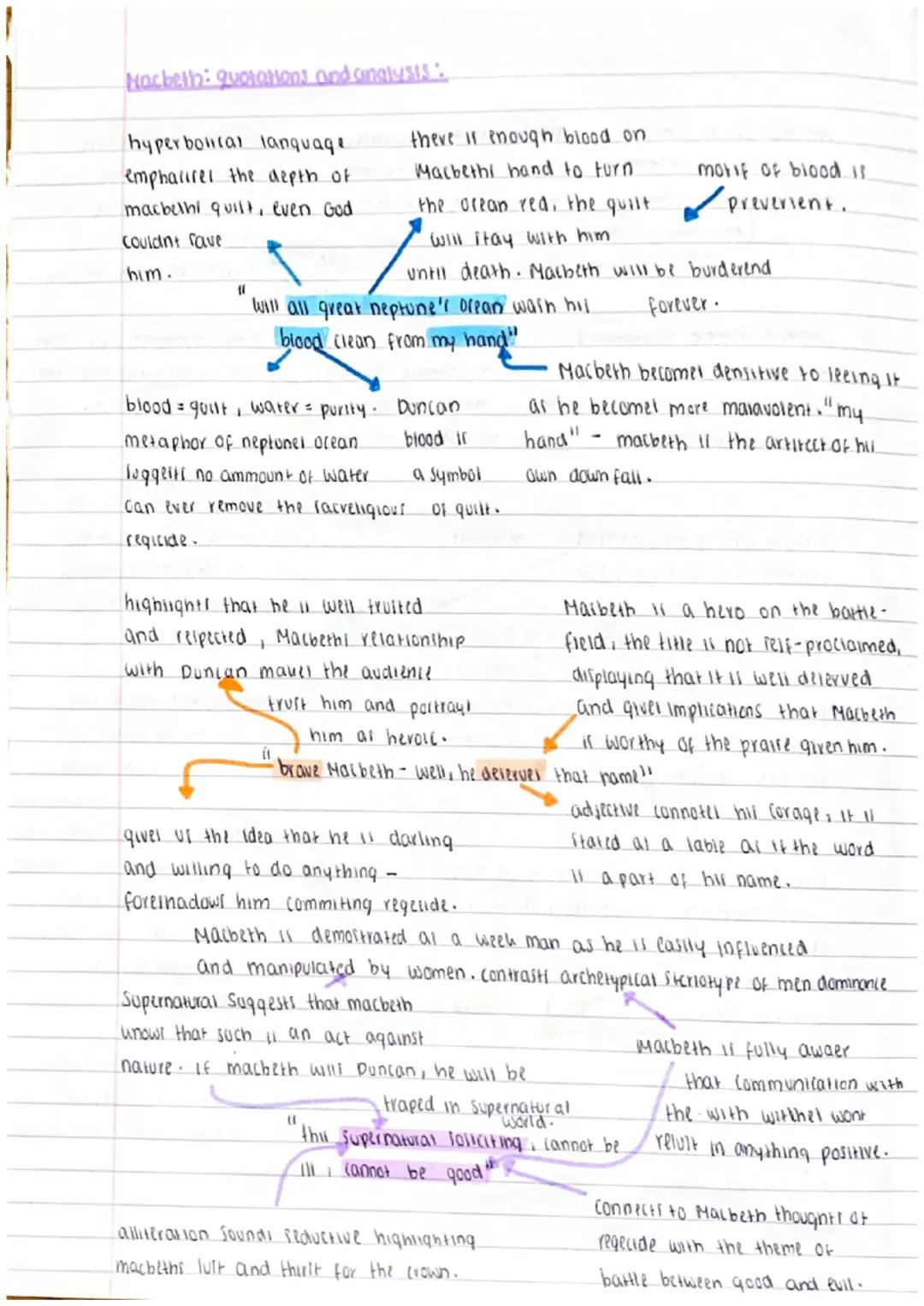 macbeth key quotations and analysis you need to know for your exams 