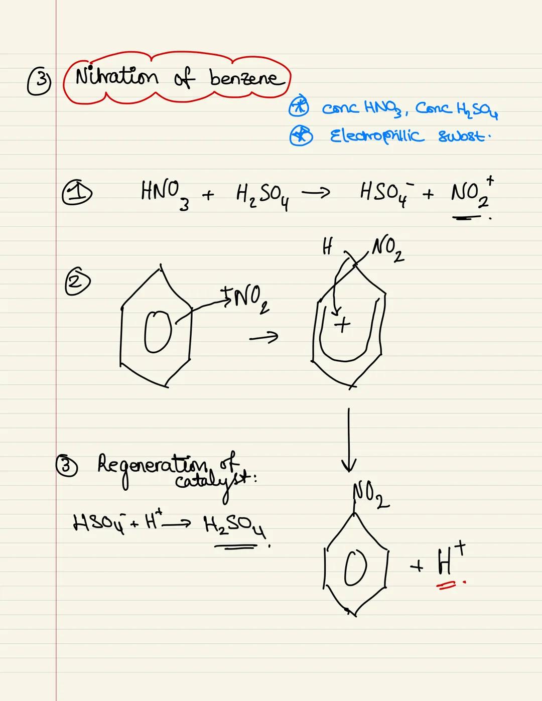 OCR A-level mechanisms
(Cpt 2)

① Carbonyl → hydrocynitrile

```
R-C-H → R-C-H → R-C-H
```

```
:CN⁻
CN
CN
```

NaCN / H⁺
Nucleophillic
addi