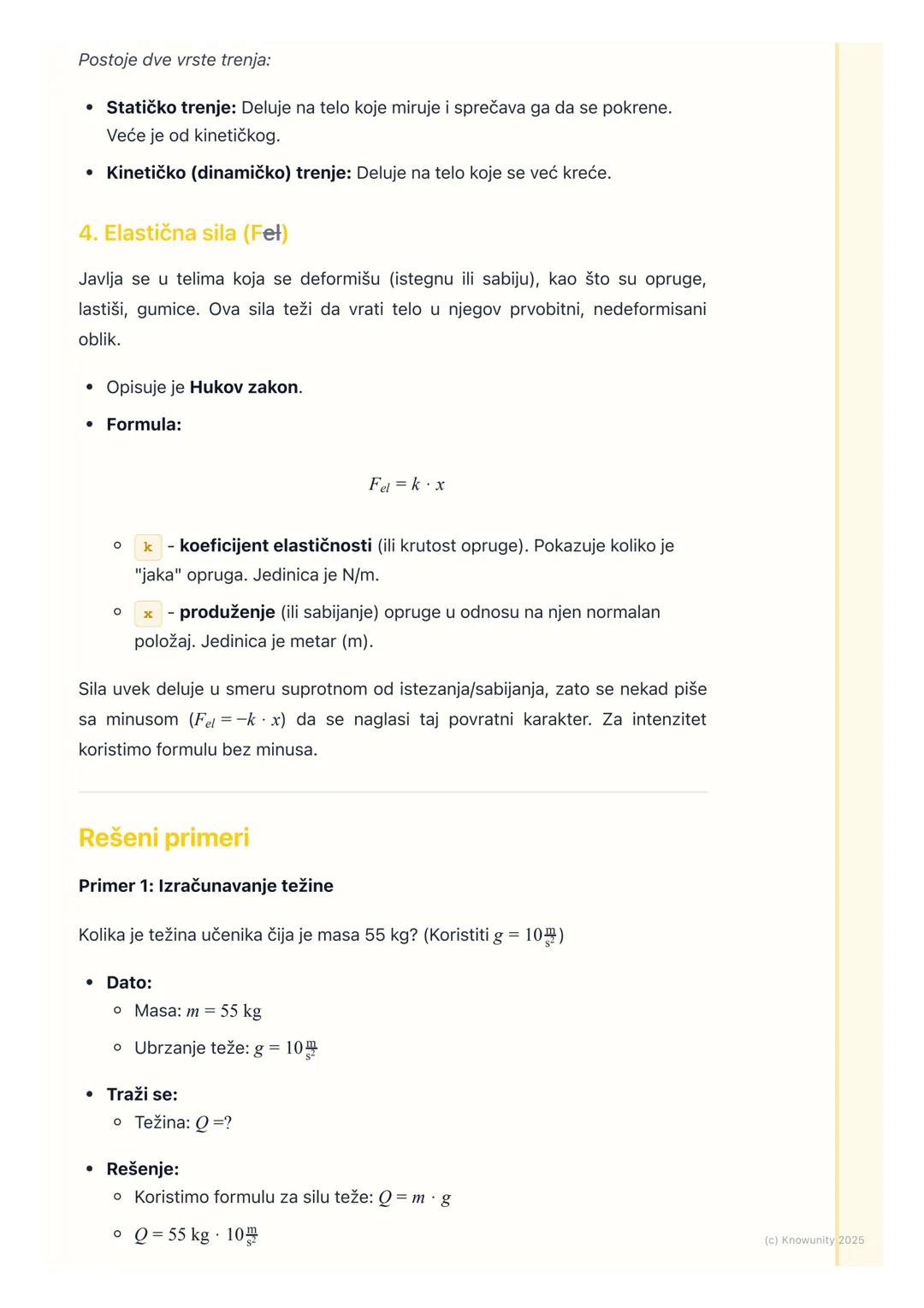 # Sila i vrste sila

Uvod u sile

Sila je osnovni pojam u dinamici. Dinamika proučava zašto se tela kreću, a
odgovor je zbog delovanja sila.