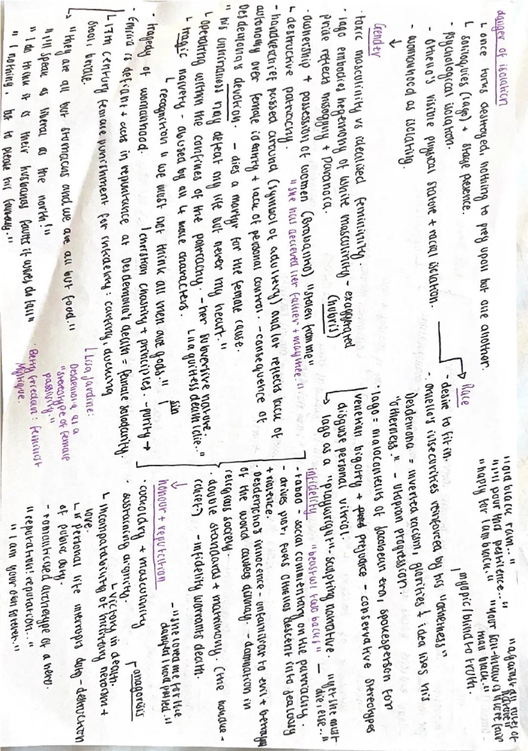 AQA A-Level English Literature:  Othello