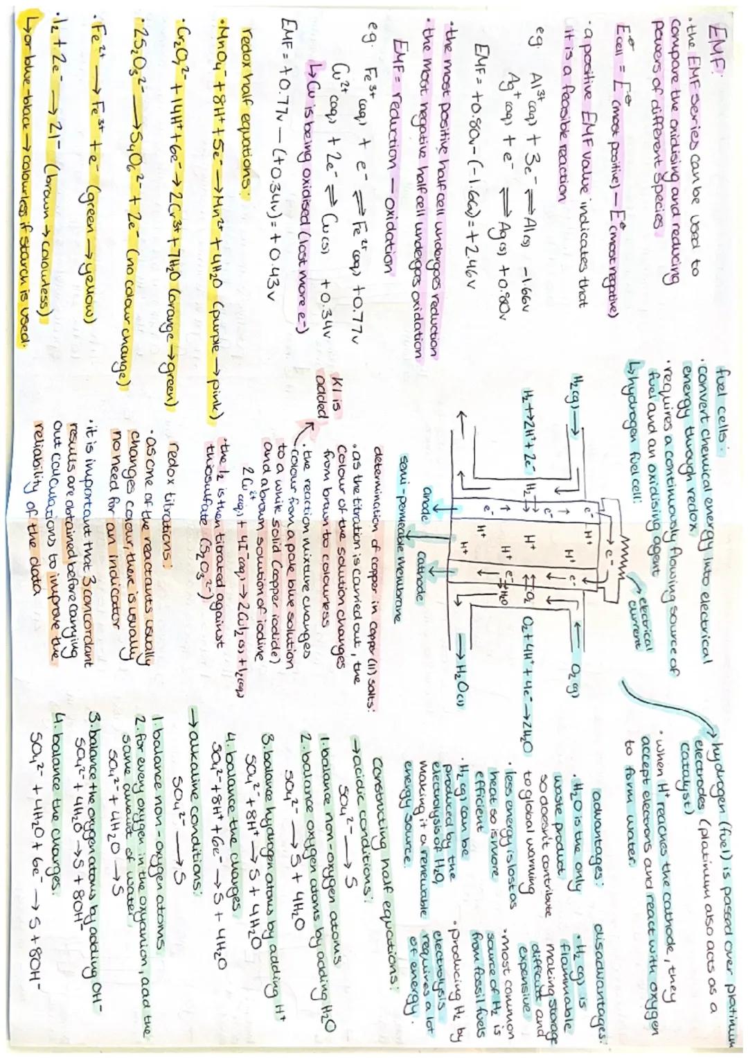 # redox

Oxidation loss of electrons

ban Oxidising agent oxidises
another species by removing
electrons from it and oo
becomes reduced in t