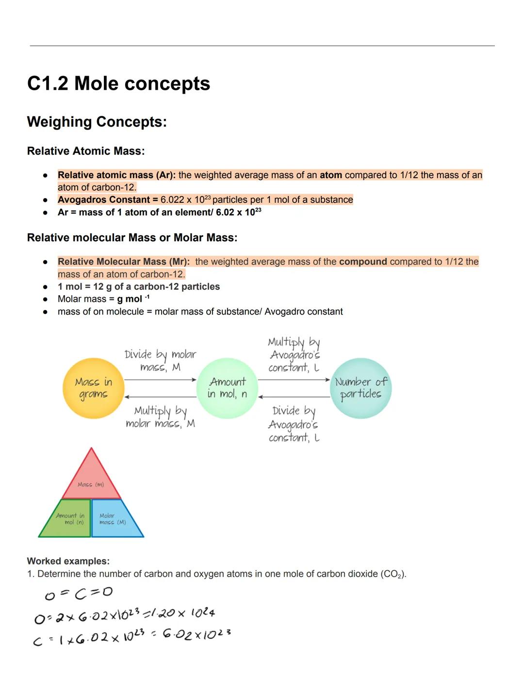 C1.1 The Particulate nature of matter
Particles
Solid
●
depositing gas particles
Deposition
Sublimation
Gas
fixed shape
● fixed Volume
● par