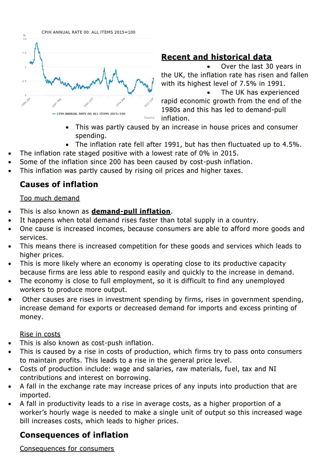 
<p>Price stability and inflation</p>
<p>The general price level tracks the prices of goods and services in an economy. Price stability occu
