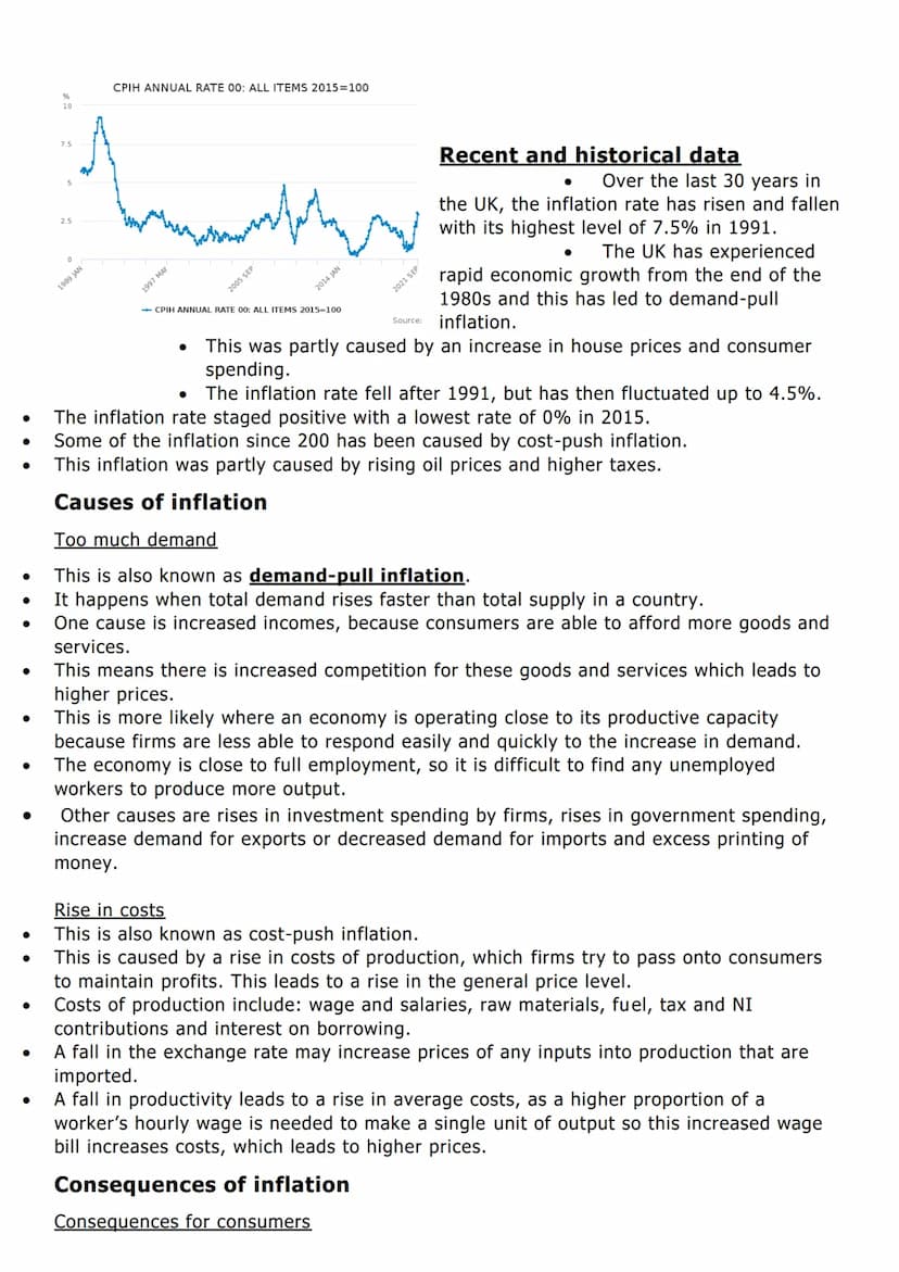 
<p>Price stability and inflation</p>
<p>The general price level tracks the prices of goods and services in an economy. Price stability occu