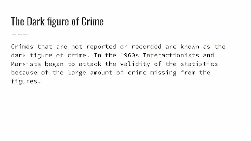 AQA Sociology:Crime and
Deviance
Introduction Crime and Deviance
Crime is behaviour that breaks the written laws of a
society.
Deviance is b