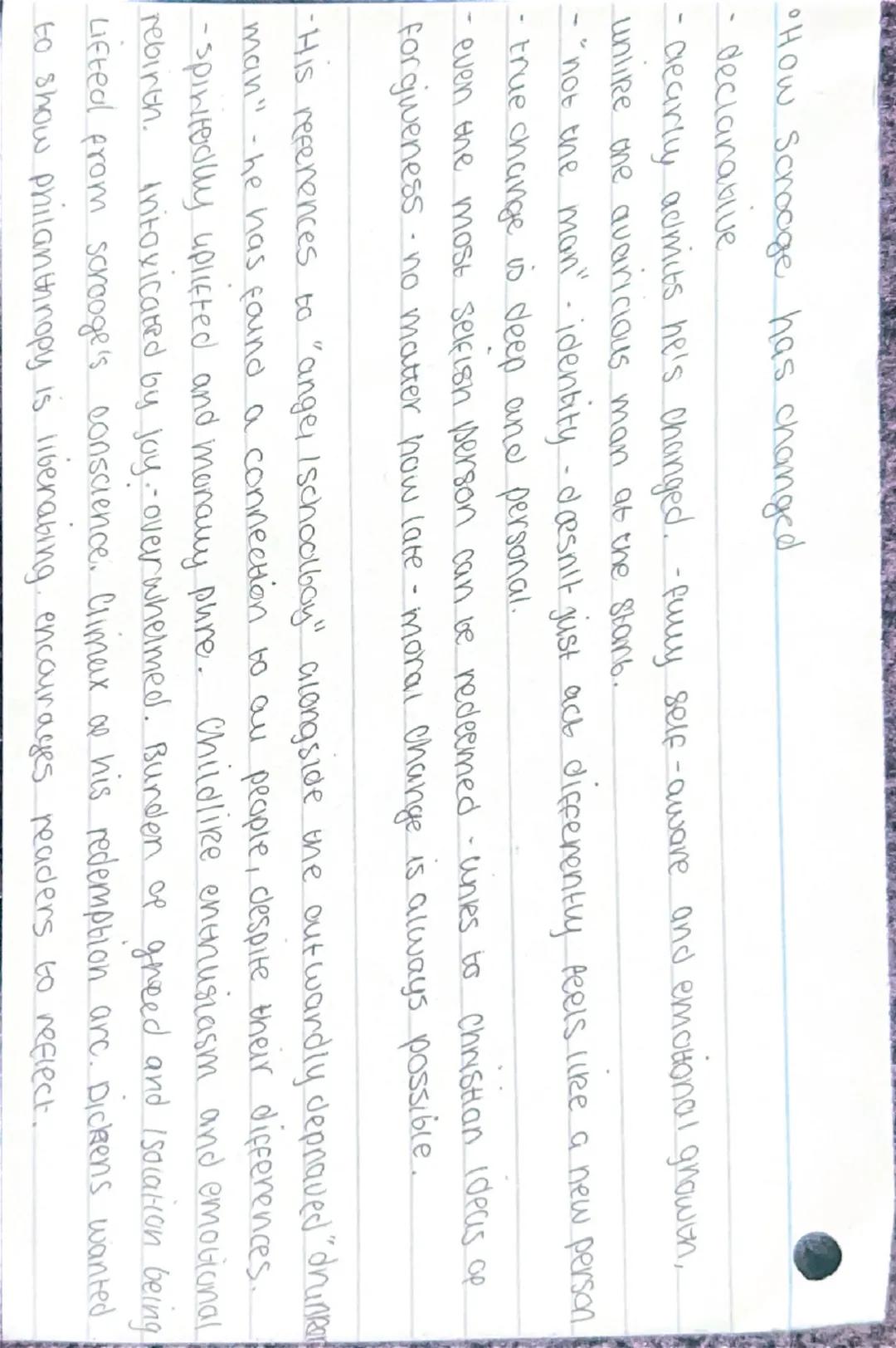 REDEMPTION
TRANSFORMATION context: industrial Revolution bought significant changes, worsening living
and working conditions. Increase in th