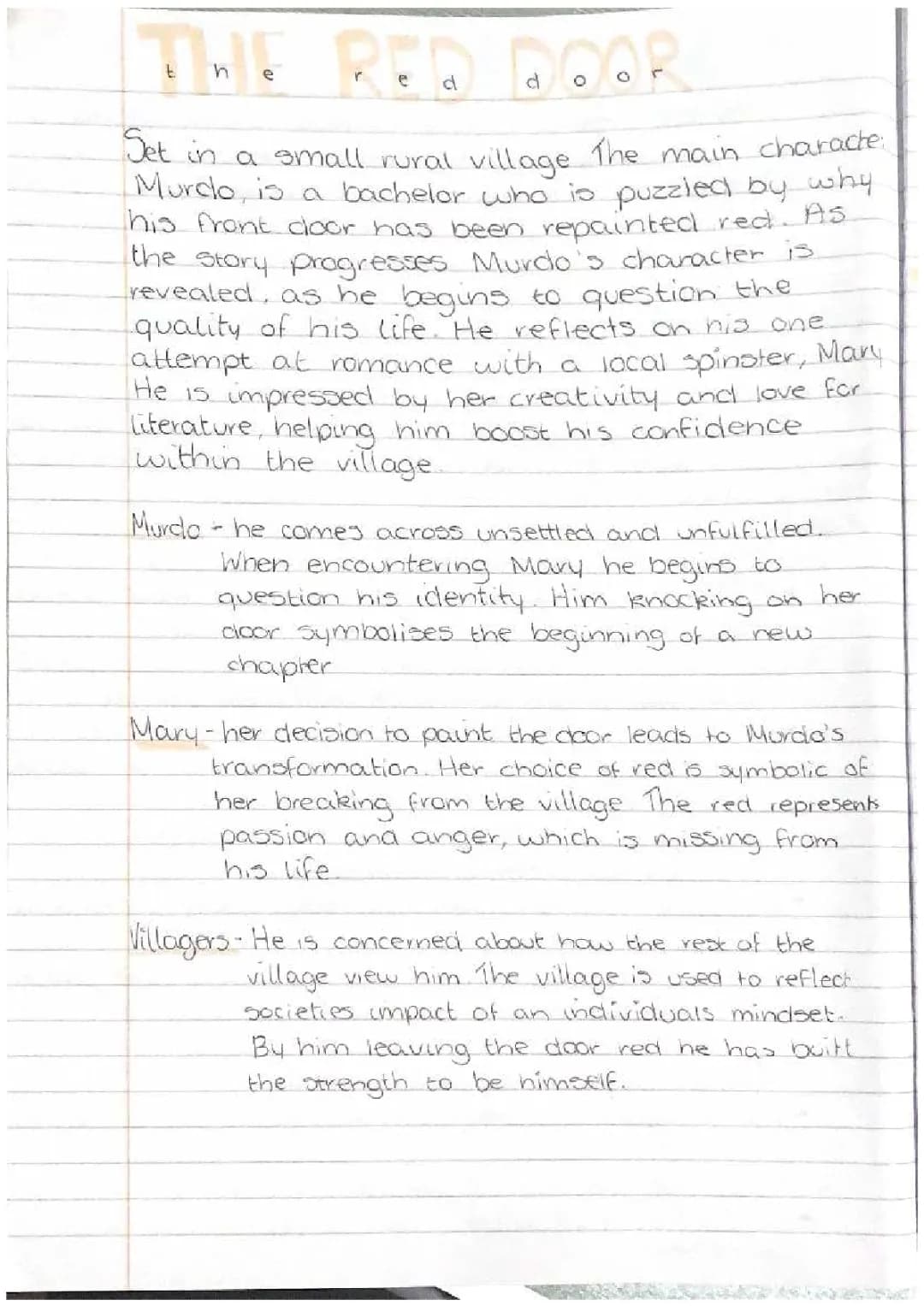 Exploring 'The Red Door' by Iain Crichton Smith: Themes, Analysis, and Quotes
