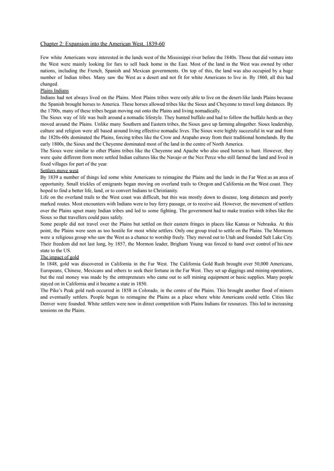 THE MAKING OF AMERICA
Chapter 1: America begins to grow, 1789-1838
The USA was a new country in 1789. It was made up of 13 states and had on