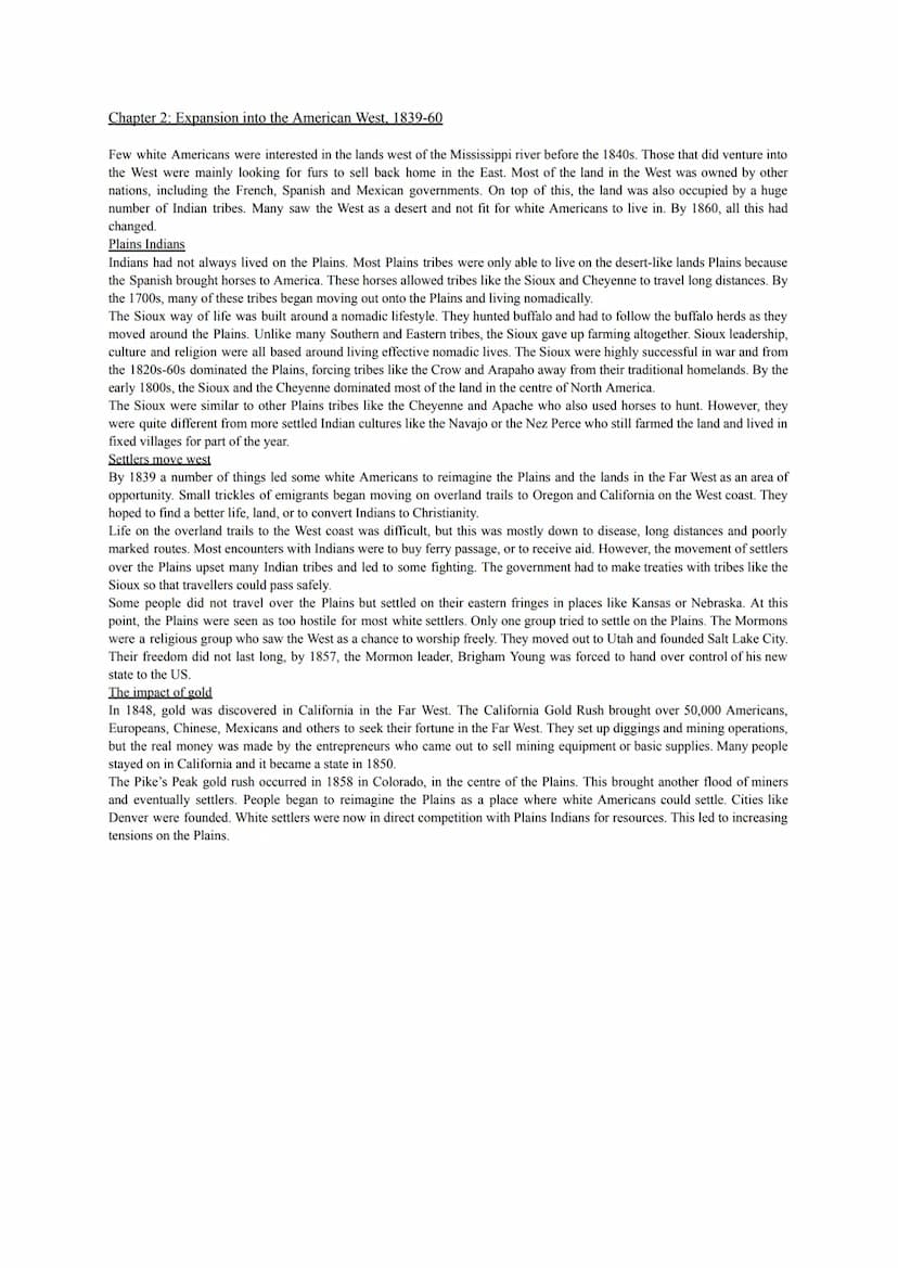 THE MAKING OF AMERICA
Chapter 1: America begins to grow, 1789-1838
The USA was a new country in 1789. It was made up of 13 states and had on