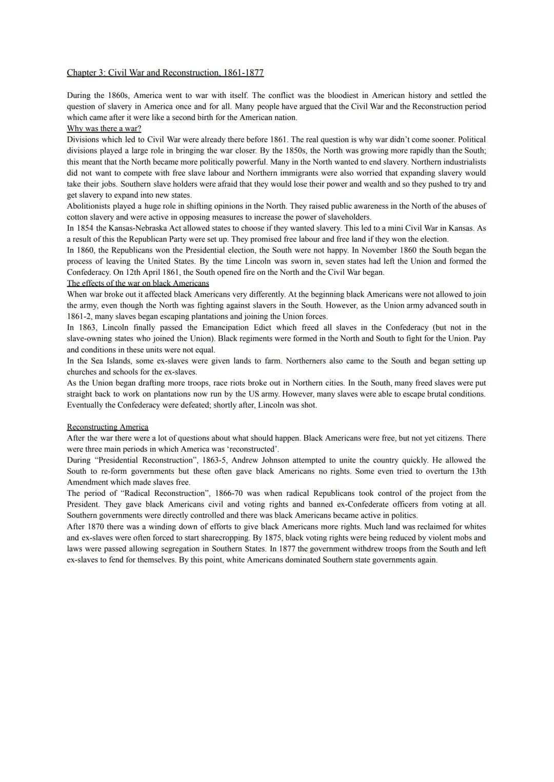 THE MAKING OF AMERICA
Chapter 1: America begins to grow, 1789-1838
The USA was a new country in 1789. It was made up of 13 states and had on