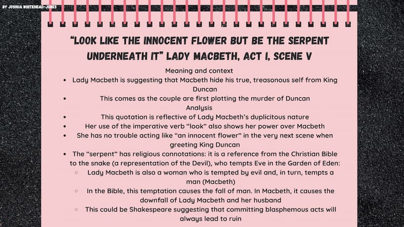 BY JOSHUA WHITEHEAD-JONES
MACBETH
Themes and Quotes BY JOSHUA WHITEHEAD-JONES
AMBITION
Principally, Macbeth is a play about ambition
and its