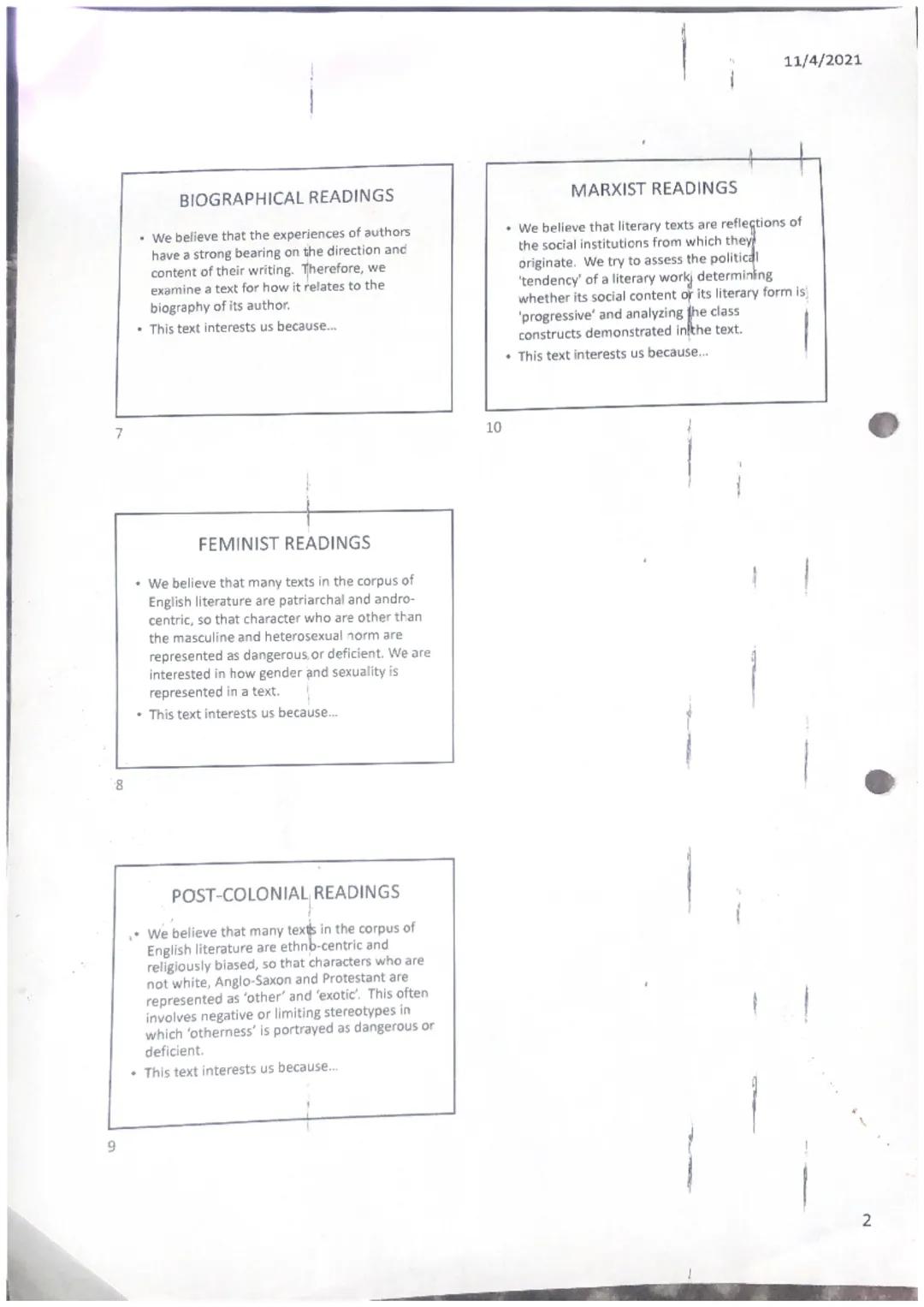 2
CRITICAL POSITIONS
NEW HISTORICIST READINGS
• We believe that you must read a text
alongside non-literary texts of the same
period. We con