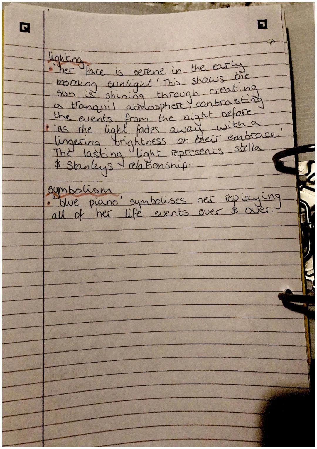 24/10/22 dpamatic techniques.
L
sound/music
confusion of street cries like a choral
chant' by adding
in it highlights
this
Blanches confusio