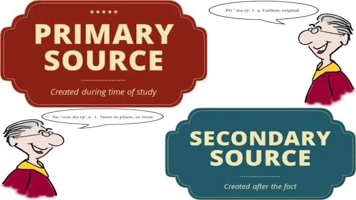 Know Primary and secondary sources notes thumbnail