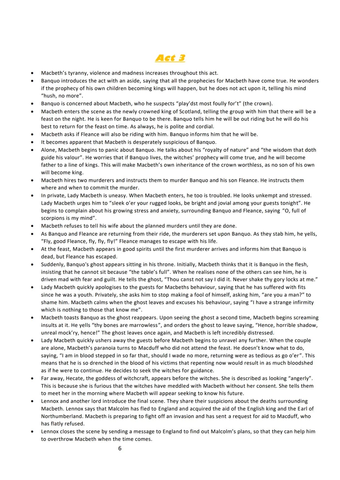 Macbeth
A Complete Guide
1 Plot Overviews - 3
Act 1-4
Act 2 - 5
Act 3 - 6
Act 4 - 7
Act 5-8
Characters -9
Macbeth 10
Lady Macbeth - 11
The W