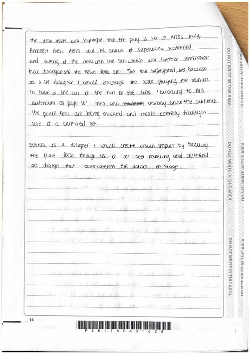 Friday 7 June 2019
Morning (Time: 2 hours 30 minutes) Paper Reference 9DR0/03
Drama and Theatre
Advanced
Component 3: Theatre Makers in Prac