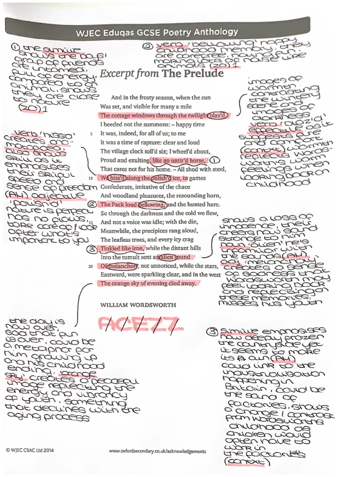 WJEC Eduqas GCSE Poetry Anthology
@vero
belowing
the sumive
nows the boys!
ap of friends
intomed
compared to o
full of energy, Excerpt from 