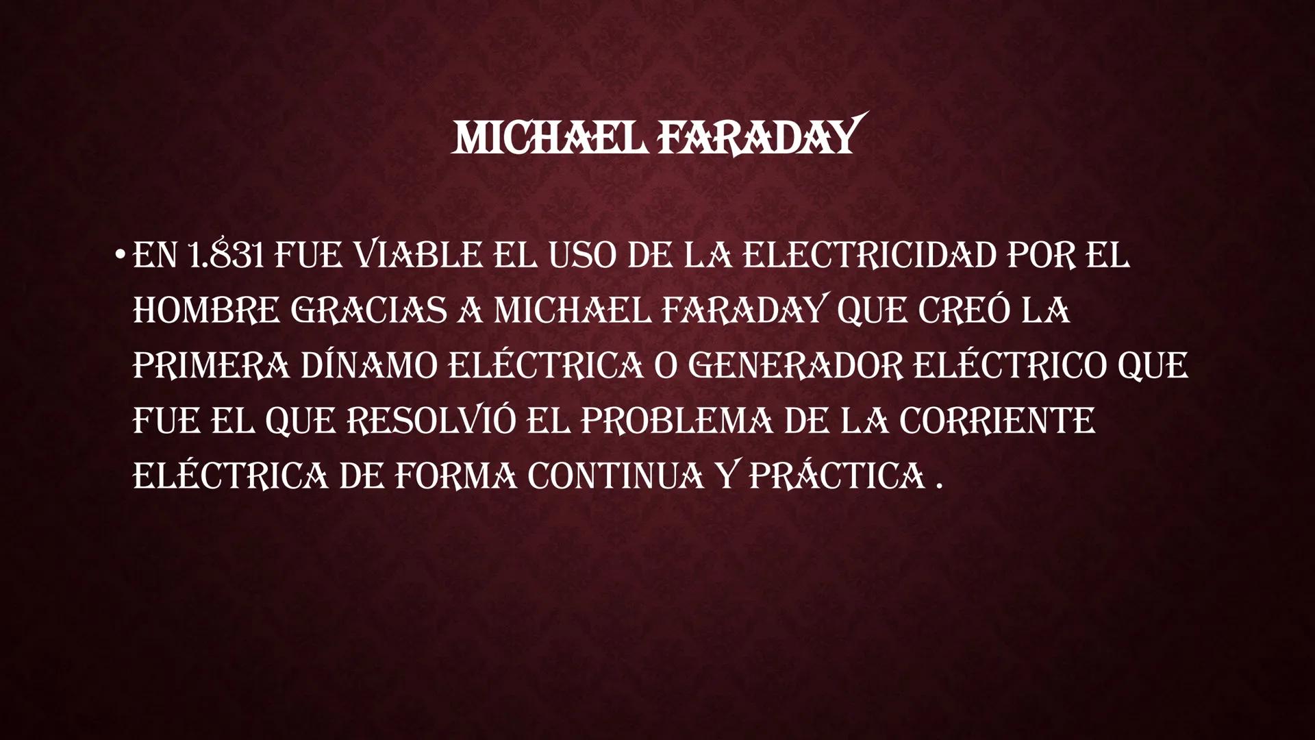 # HISTORIA DE LA ELECTRICIDAD

Tales de Mileto

Franklin

hace unos 4.750 años
Peces Eléctricos

600 antes de Cristo (ac),
Tales y La Electr