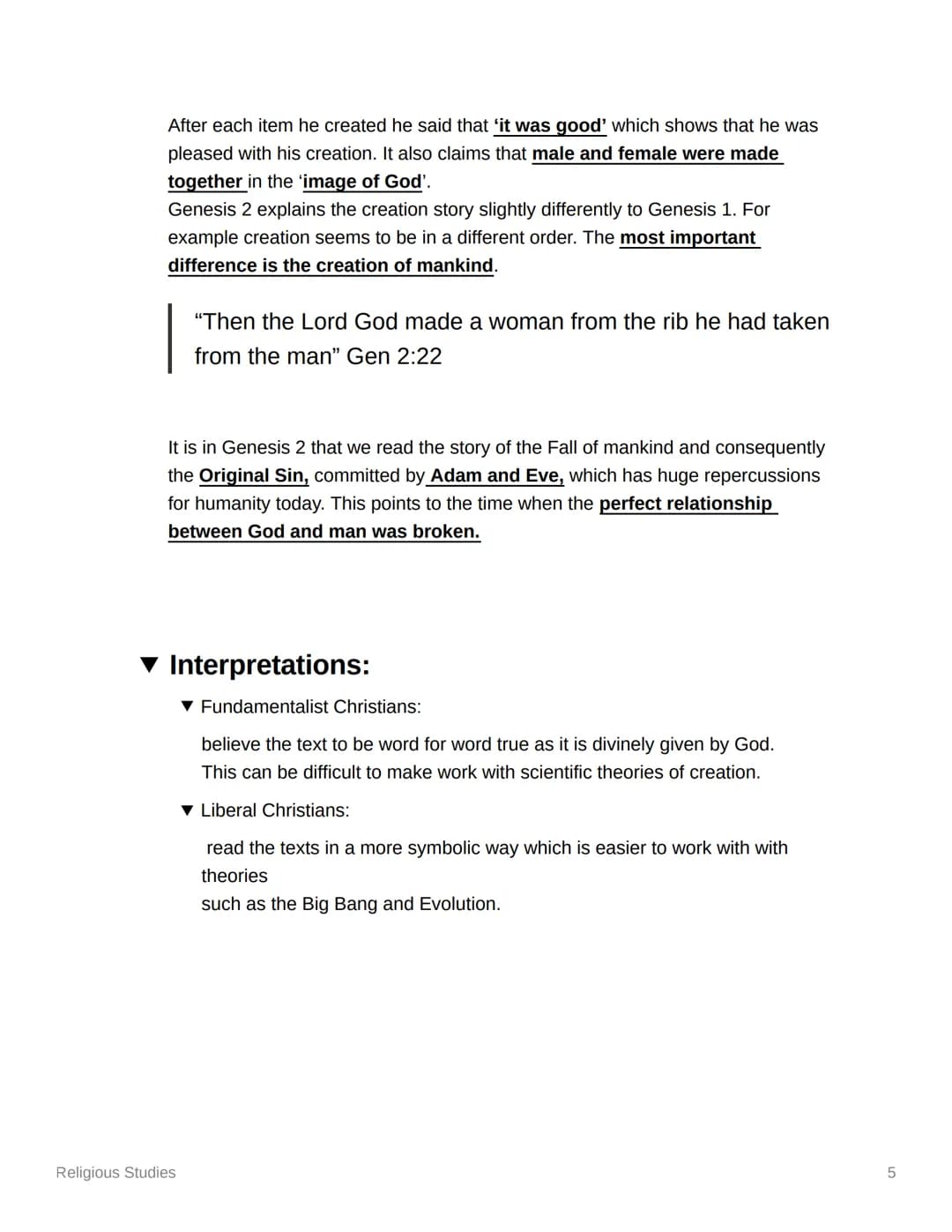 Religious Studies
▼ Christianity:
▾ Key Concepts:
▼ Omnipotent:
The idea that God is all powerful, all mighty and unlimited.
▼ Omnibenevolen