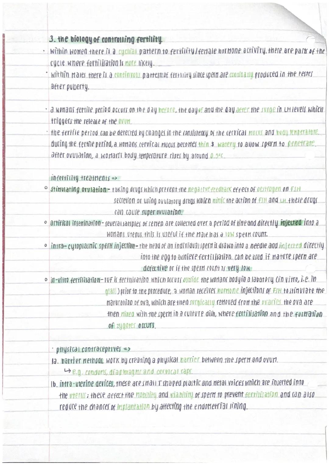 unit 2- physiology - neath

1. ganete production and fertilisation.
- gametes are naploid cells produced from diploid germline cells.
- sper