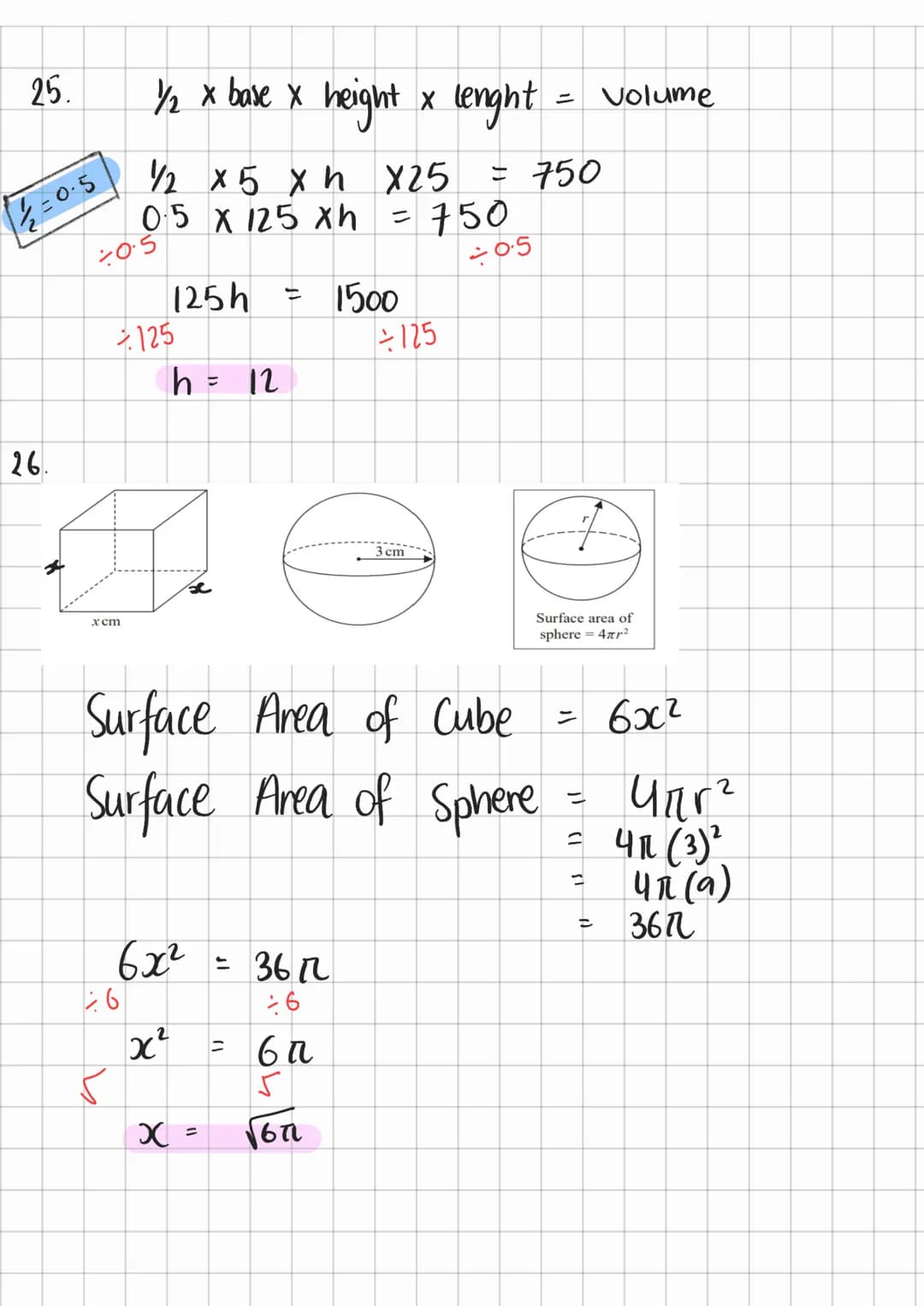 Edexcel Maths Paper 1F Answers
By: Simran
highlighted in pink are final answers
1. 3/10 = 0.3 X 100 = 30%
2.
3.
-10,-7,-2,0, 1,8
9 ÷ 100 = 0