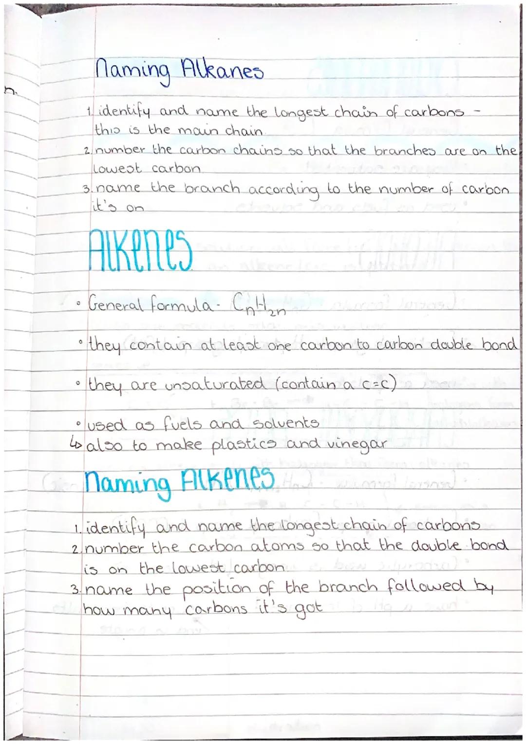 prefixes
O
0
0
Hydrocarbons
compounds which contain hydrogen and carbon.
atoms only
they are all insolvable.
C
1
2
3
4
5
6
7
8
-
meth
eth
pr