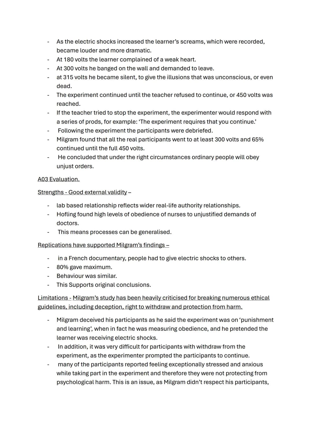 Social influence topic notes
A01 Conformity
What is conformity? -a change in a person's behaviour or opinions because of real or
imagined so